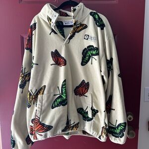 Parks Project Butterfly Print Fleece Hoodie